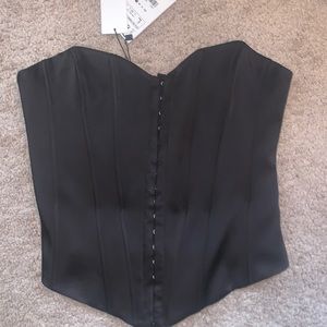 New With Tags - Zara Black Corset